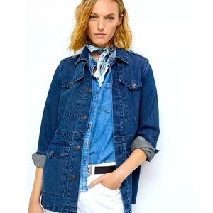 Anthropologie; “Unpublished; Morgan” denim jacket